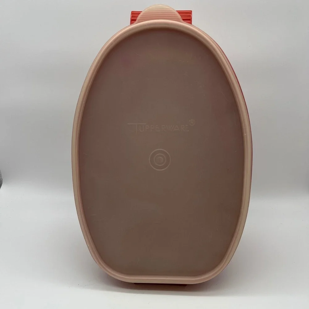 Tupperware Paprika Red Roast Flavor Saver 487 Lifter Tray Ham Turkey Chicken VTG